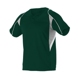 Alleson Youth 2 Button Henley Baseball Jersey Alleson