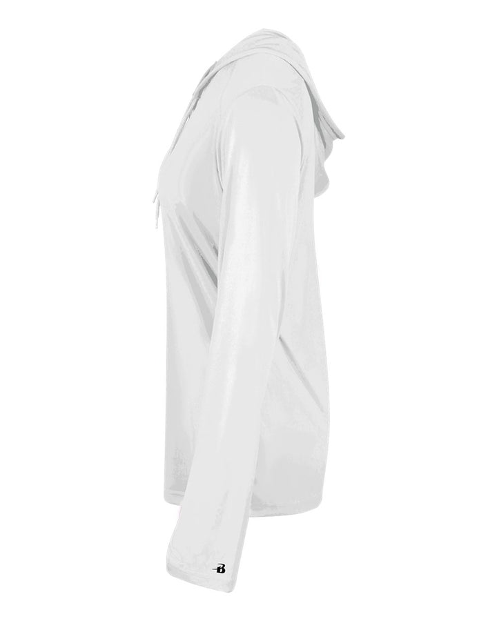 Badger 4165 Women's B-Core Long-Sleeve Hooded Tee Badger