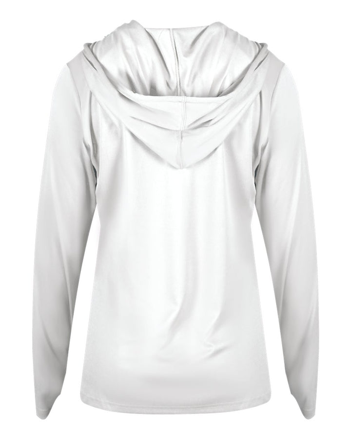 Badger 4165 Women's B-Core Long-Sleeve Hooded Tee Badger