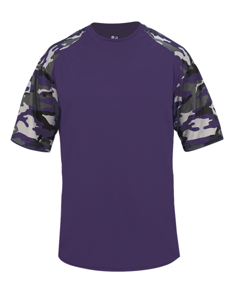 Badger Youth Camo Sport Tee Badger