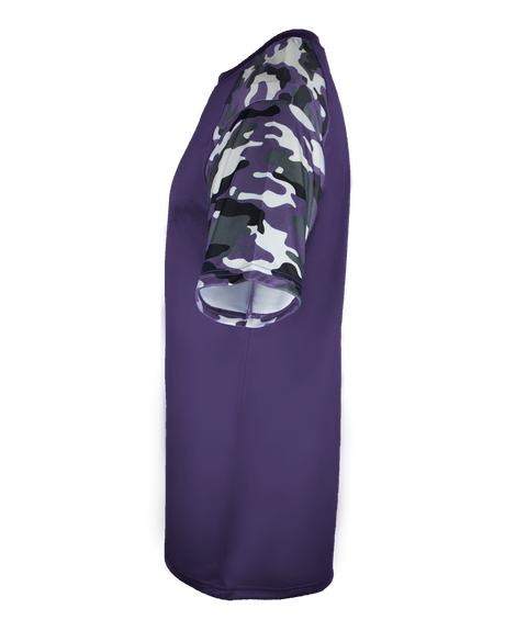 Badger Youth Camo Sport Tee Badger