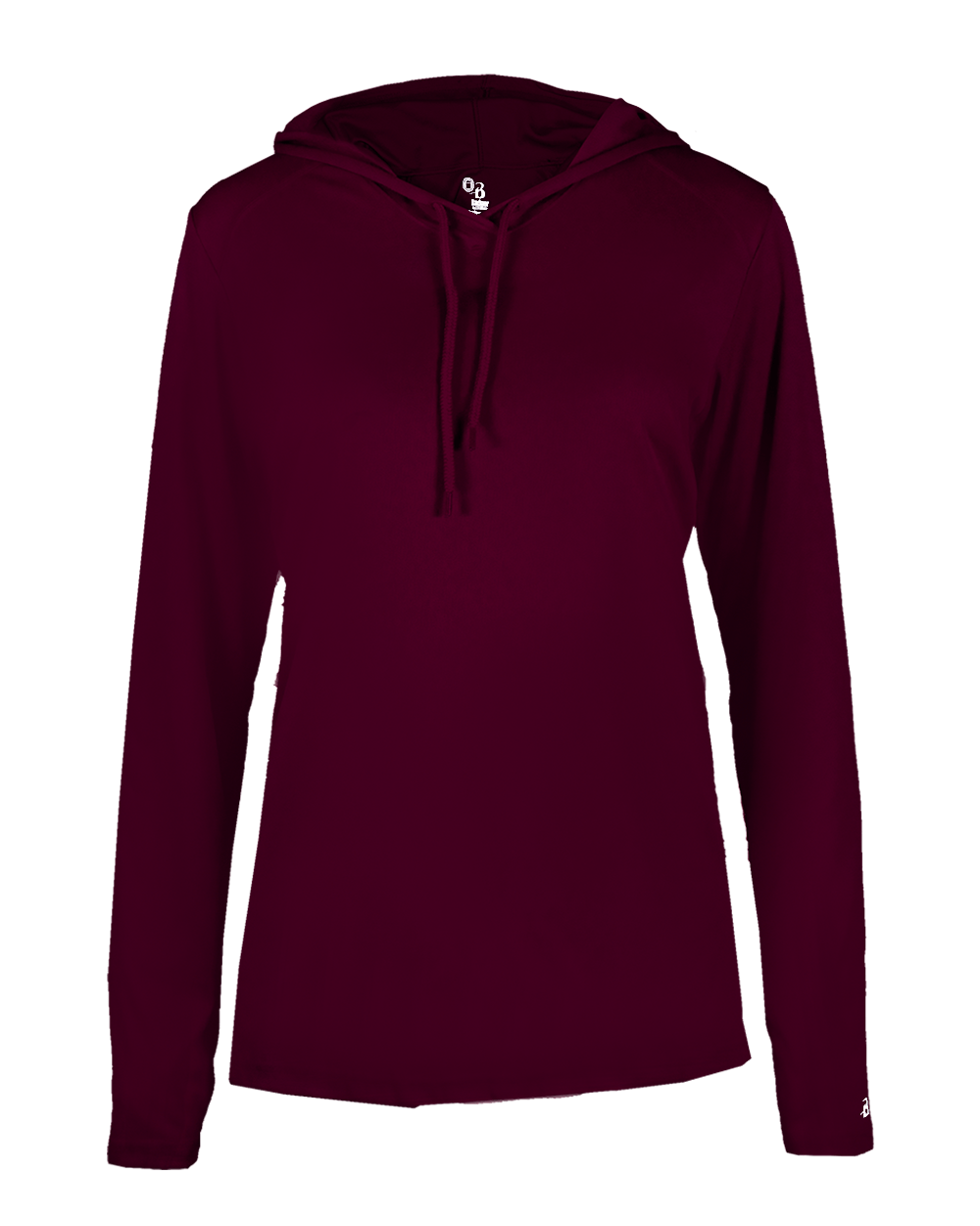 Badger 4165 Women's B-Core Long-Sleeve Hooded Tee Badger