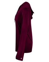 Badger 4165 Women's B-Core Long-Sleeve Hooded Tee Badger