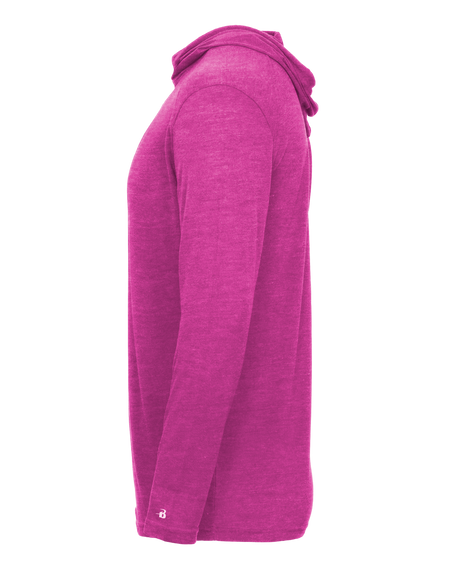 Badger Youth Tri-Blend Surplice Hoodie Tee Badger