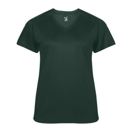 Badger Women's Ultimate Softlock V Neck Tee Badger