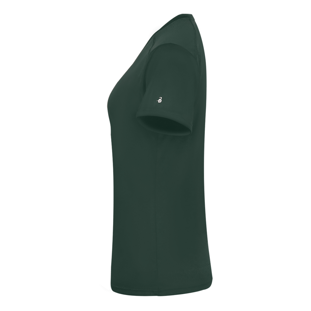Badger Women's Ultimate Softlock V Neck Tee Badger