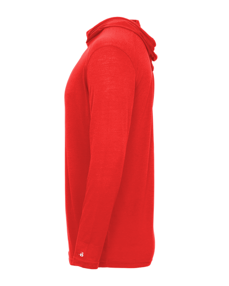 Badger Youth Tri-Blend Surplice Hoodie Tee Badger