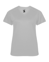 Badger Women's Ultimate Softlock V Neck Tee Badger