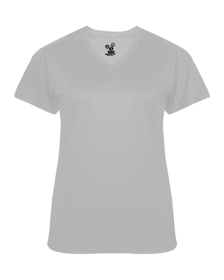 Badger Women's Ultimate Softlock V Neck Tee Badger