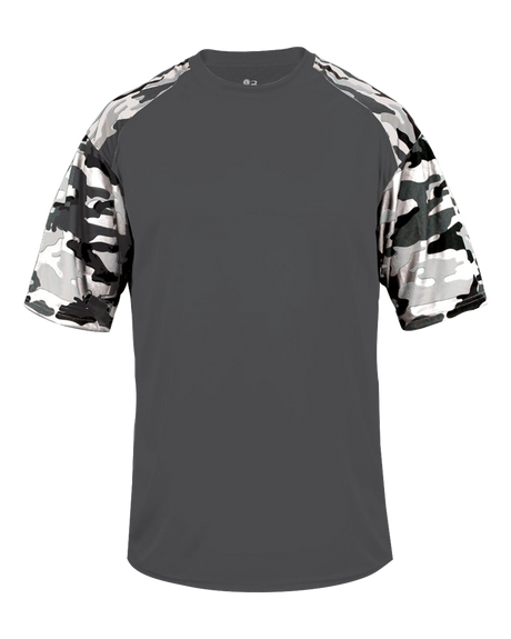 Badger Youth Camo Sport Tee Badger