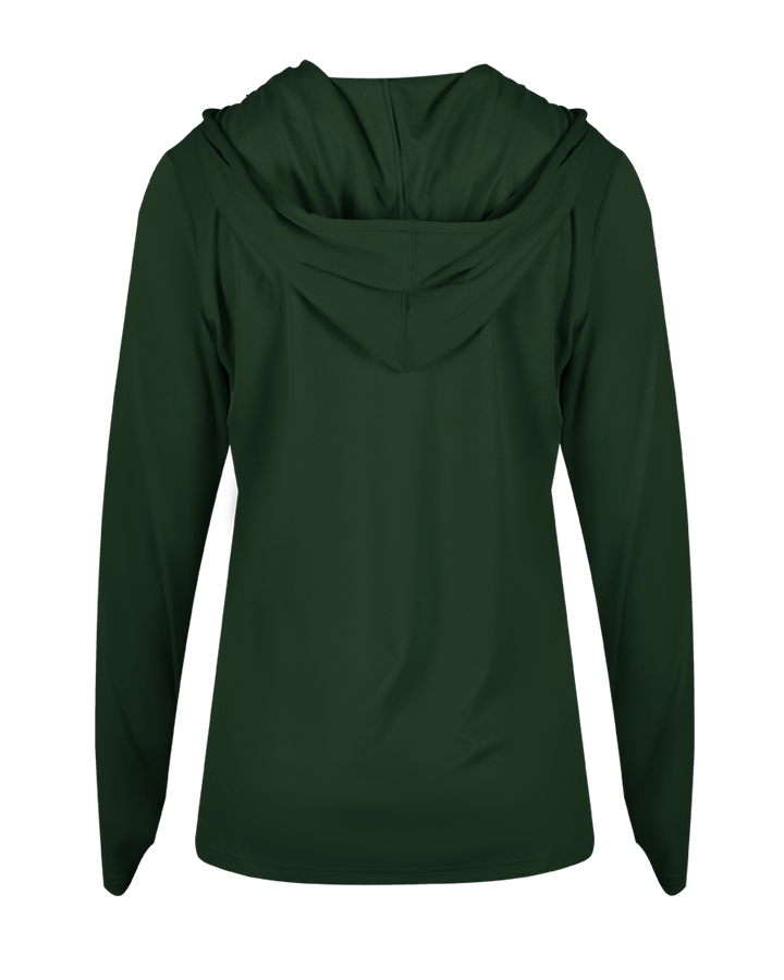 Badger 4165 Women's B-Core Long-Sleeve Hooded Tee Badger