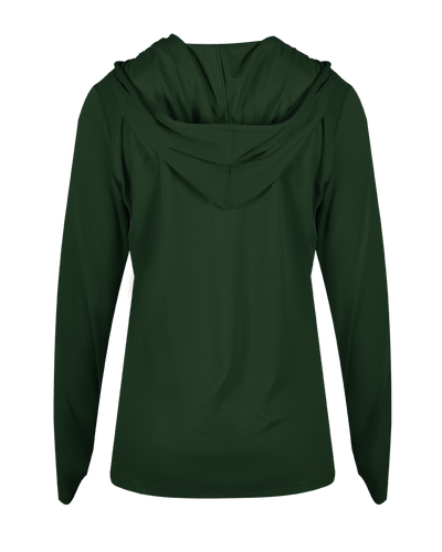 Badger 4165 Women's B-Core Long-Sleeve Hooded Tee