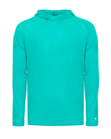 Badger Youth Tri-Blend Surplice Hoodie Tee Badger