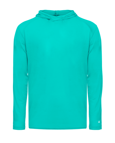 Badger Youth Tri-Blend Surplice Hoodie Tee Badger