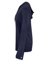 Badger 4165 Women's B-Core Long-Sleeve Hooded Tee Badger