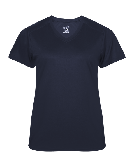 Badger Women's Ultimate Softlock V Neck Tee Badger