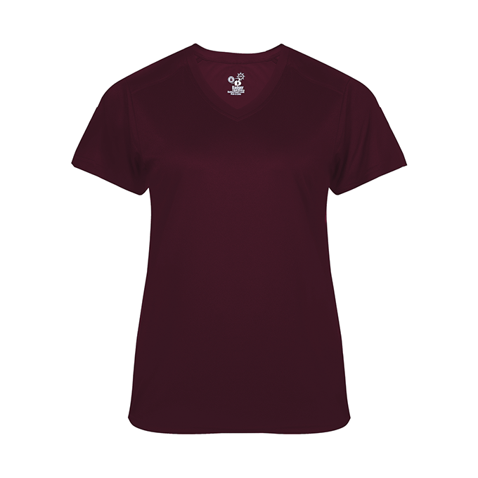 Badger Women's Ultimate Softlock V Neck Tee Badger