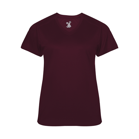 Badger Women's Ultimate Softlock V Neck Tee Badger