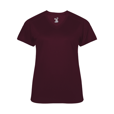 Badger Women's Ultimate Softlock V Neck Tee