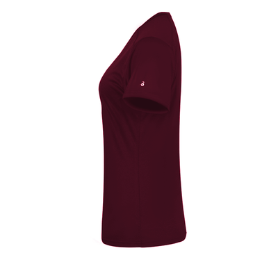 Badger Women's Ultimate Softlock V Neck Tee