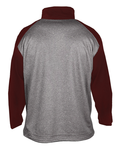 Badger Men's 1/4 Zip Sport Heather Fleece