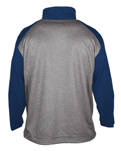 Badger Men's 1/4 Zip Sport Heather Fleece Badger