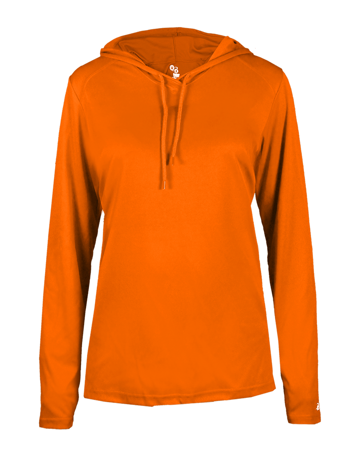 Badger 4165 Women's B-Core Long-Sleeve Hooded Tee Badger