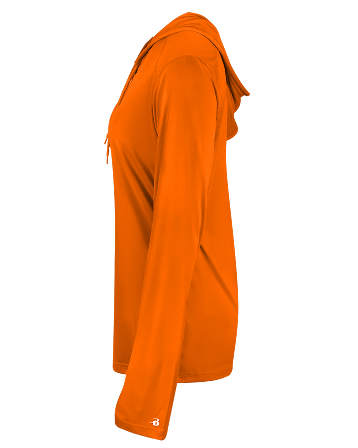 Badger 4165 Women's B-Core Long-Sleeve Hooded Tee Badger