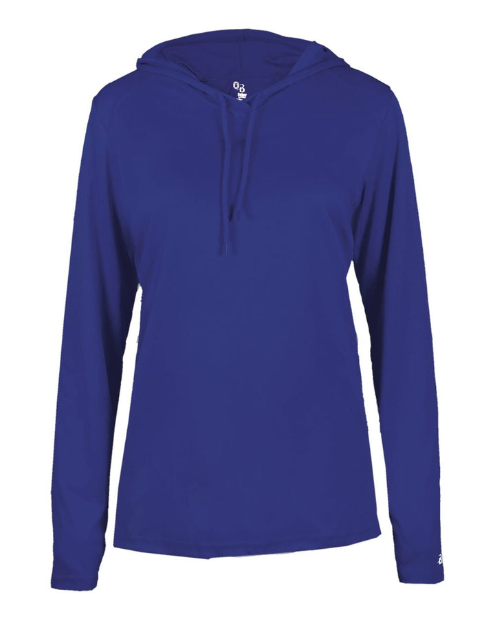Badger 4165 Women's B-Core Long-Sleeve Hooded Tee Badger