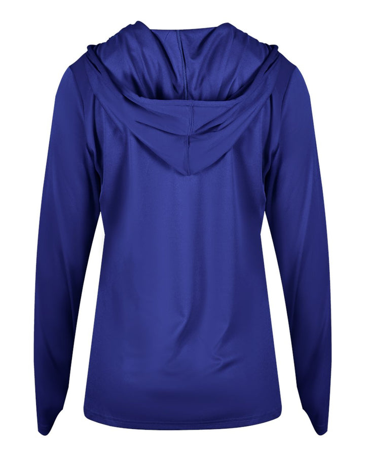Badger 4165 Women's B-Core Long-Sleeve Hooded Tee Badger