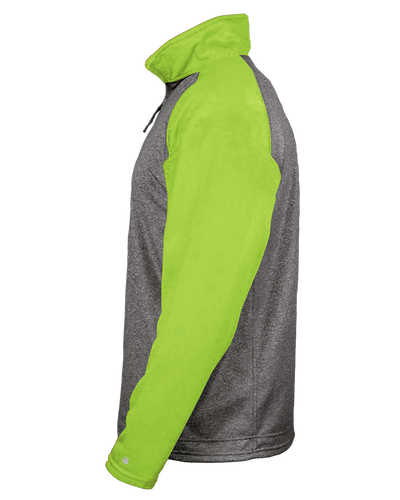 Badger Men's 1/4 Zip Sport Heather Fleece