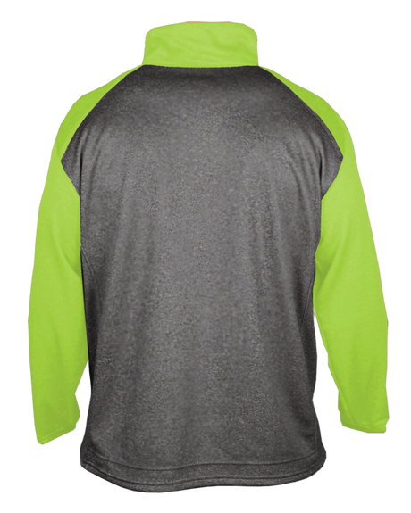 Badger Men's 1/4 Zip Sport Heather Fleece Badger