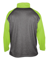 Badger Men's 1/4 Zip Sport Heather Fleece Badger