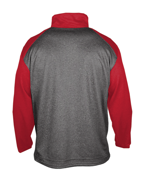 Badger Men's 1/4 Zip Sport Heather Fleece Badger