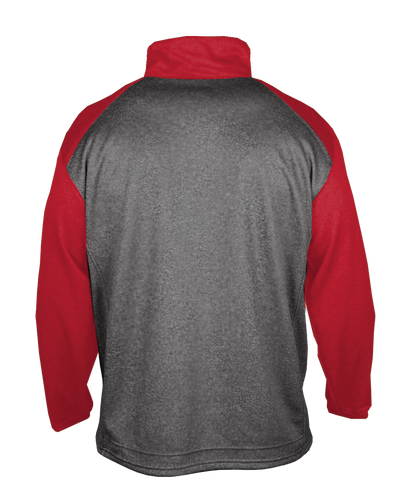 Badger Men's 1/4 Zip Sport Heather Fleece