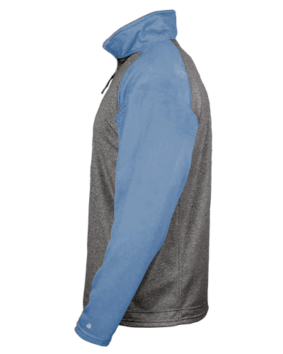 Badger Men's 1/4 Zip Sport Heather Fleece
