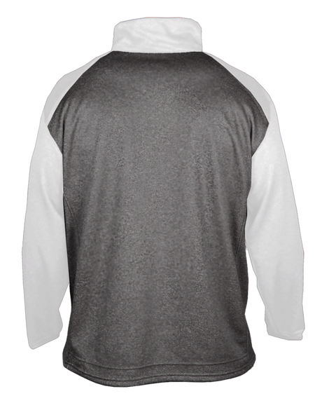 Badger Men's 1/4 Zip Sport Heather Fleece Badger