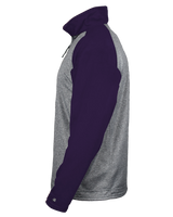 Badger Men's 1/4 Zip Sport Heather Fleece Badger