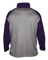 Badger Men's 1/4 Zip Sport Heather Fleece Badger
