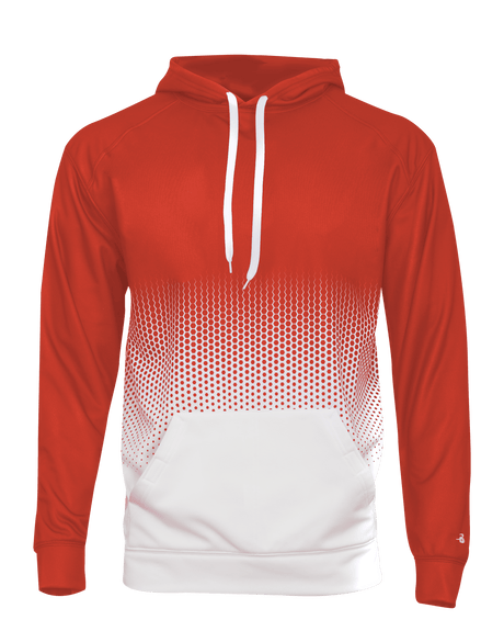 Badger 1404 Men's Hex 2.0 Hooded Sweatshirt Badger