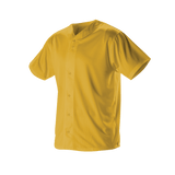 Alleson Adult Full Button Lightweight Baseball Jersey Alleson