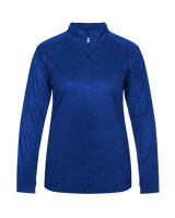 Badger 4173 Women's Tonal Blend 1/4 Zip Pullover Badger
