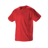 Alleson Adult Full Button Lightweight Baseball Jersey Alleson