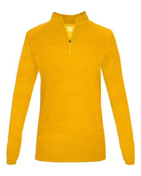 Badger 4173 Women's Tonal Blend 1/4 Zip Pullover Badger