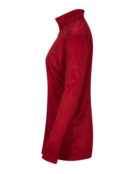 Badger 4173 Women's Tonal Blend 1/4 Zip Pullover Badger