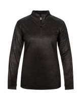 Badger 4173 Women's Tonal Blend 1/4 Zip Pullover Badger