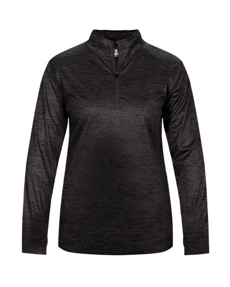 Badger 4173 Women's Tonal Blend 1/4 Zip Pullover Badger