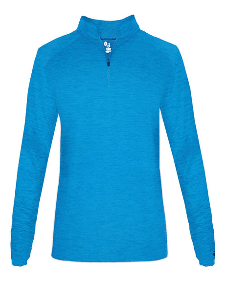 Badger 4173 Women's Tonal Blend 1/4 Zip Pullover Badger