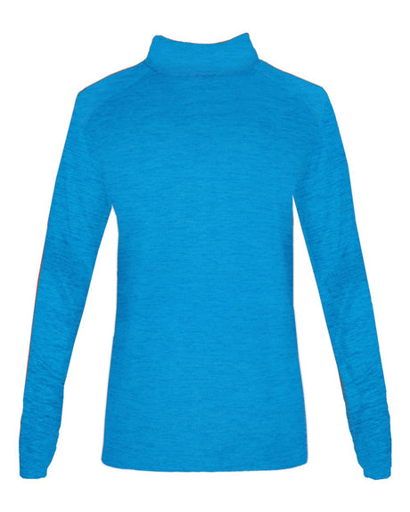 Badger 4173 Women's Tonal Blend 1/4 Zip Pullover Badger