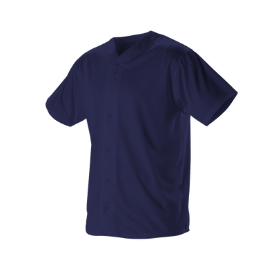 Alleson Adult Full Button Lightweight Baseball Jersey